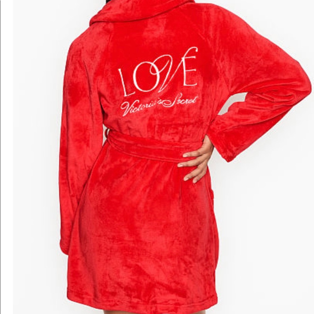 Logo Short Cozy Robe